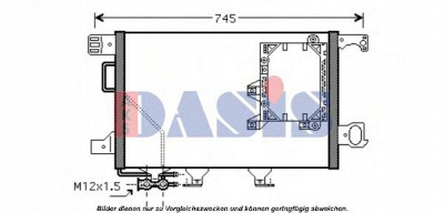AKS DASIS 132008n -  Конденсатор, кондиционер